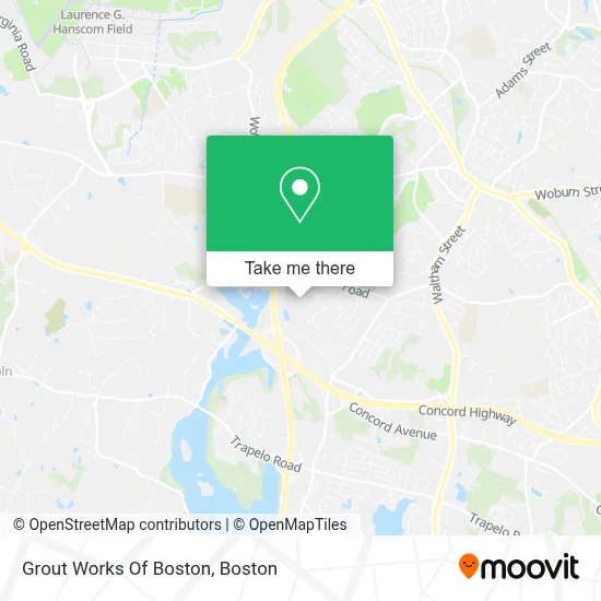 Grout Works Of Boston map