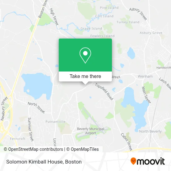 Solomon Kimball House map