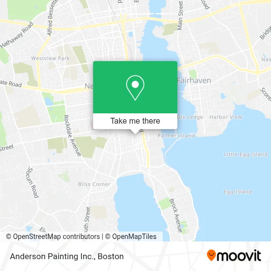 Anderson Painting Inc. map