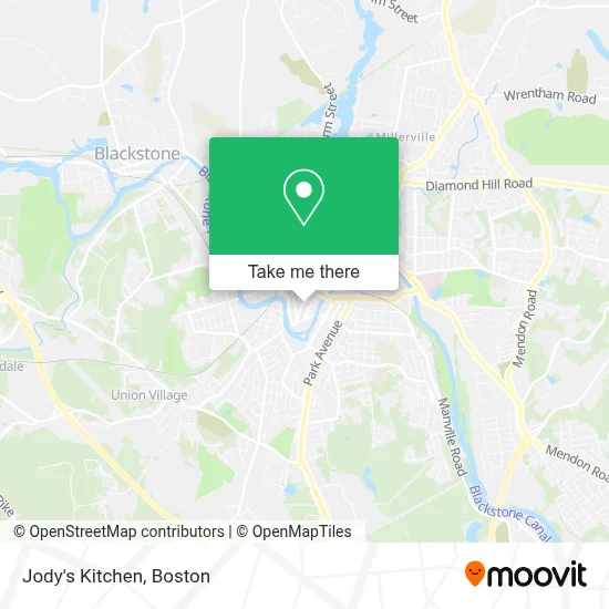 Jody's Kitchen map