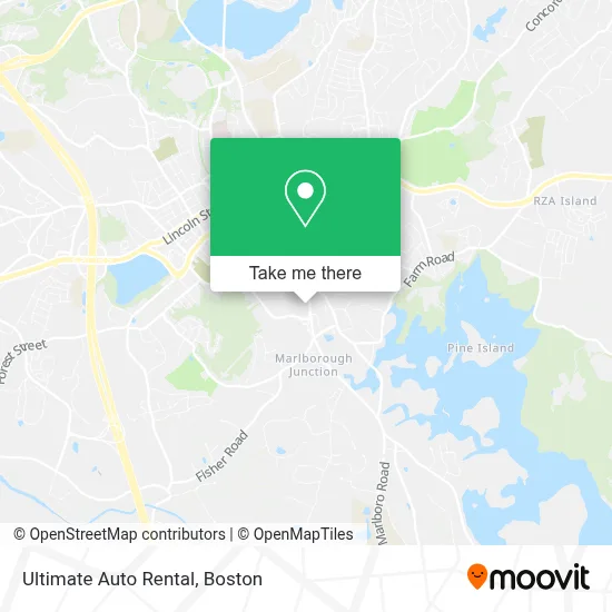 Ultimate Auto Rental map