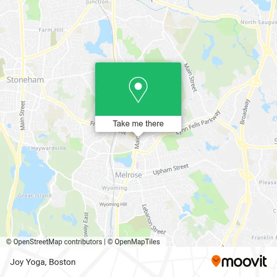 Joy Yoga map