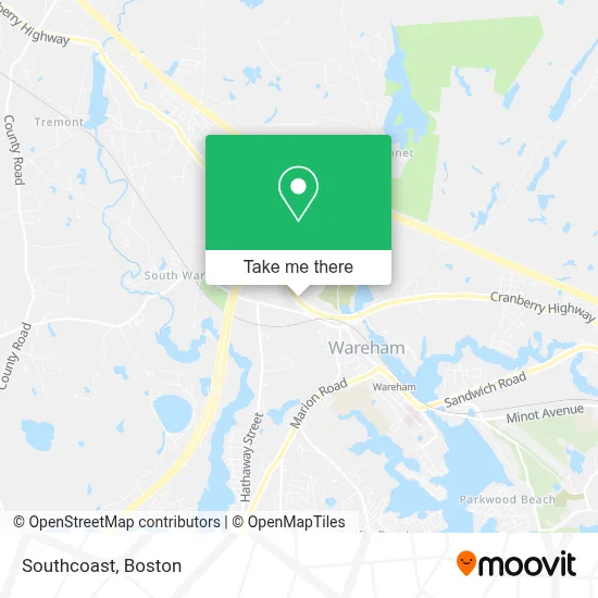 Southcoast map