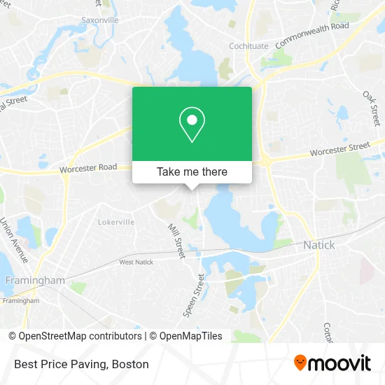 Best Price Paving map