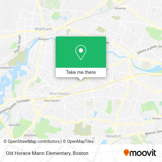 Old Horace Mann Elementary map