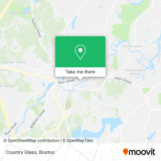Country Glass map