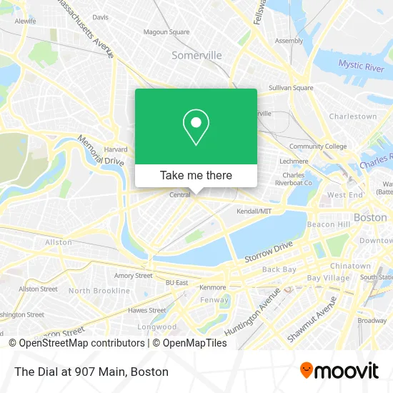 The Dial at 907 Main map