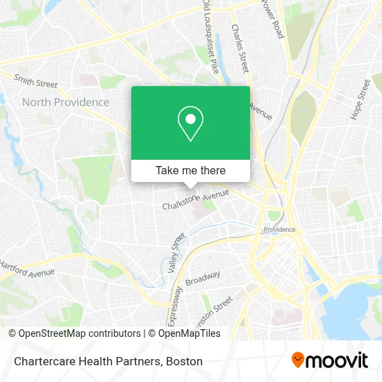 Chartercare Health Partners map