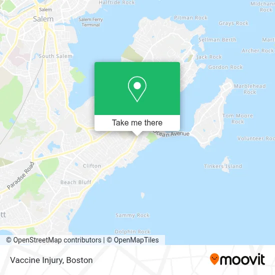 Vaccine Injury map