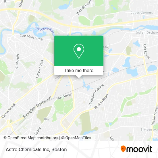 Astro Chemicals Inc map