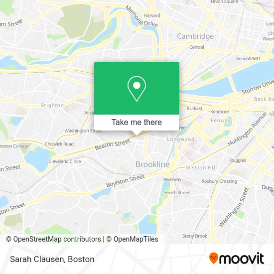 Sarah Clausen map