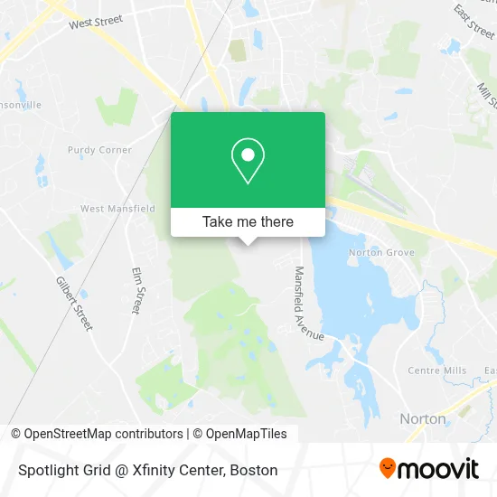 Spotlight Grid @ Xfinity Center map