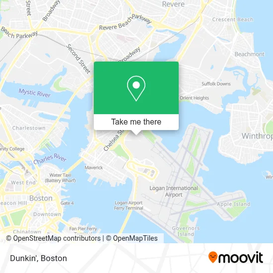 Dunkin' map