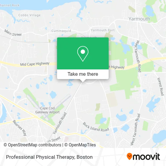 Professional Physical Therapy map