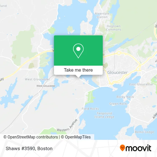 Shaws #3590 map