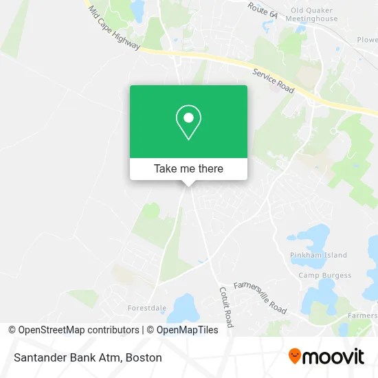 Santander Bank Atm map