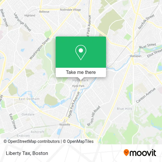 Liberty Tax map
