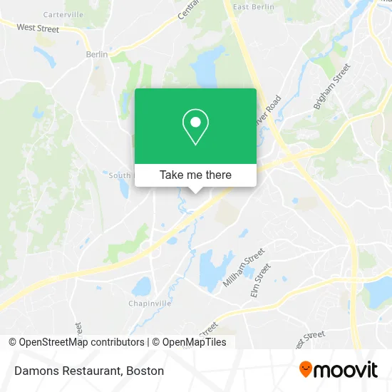 Damons Restaurant map