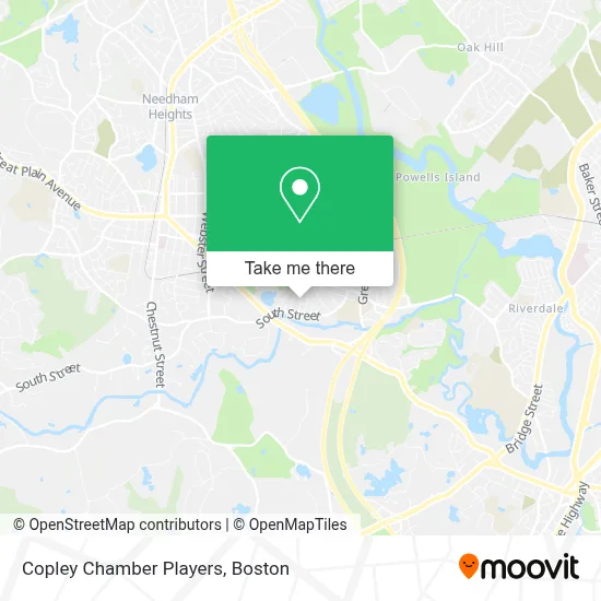 Copley Chamber Players map
