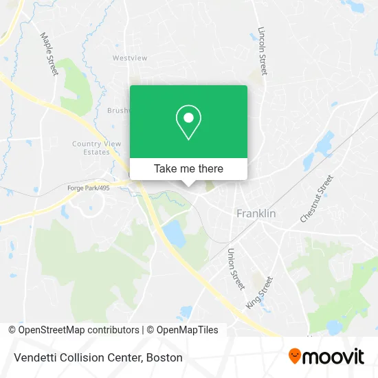 Vendetti Collision Center map
