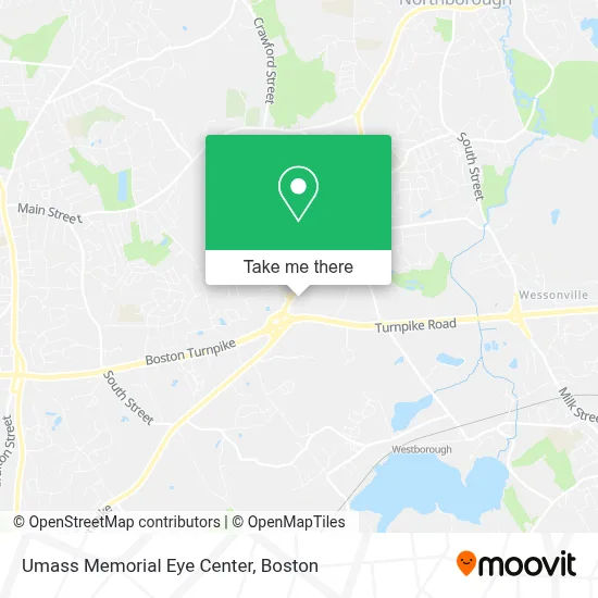 Umass Memorial Eye Center map