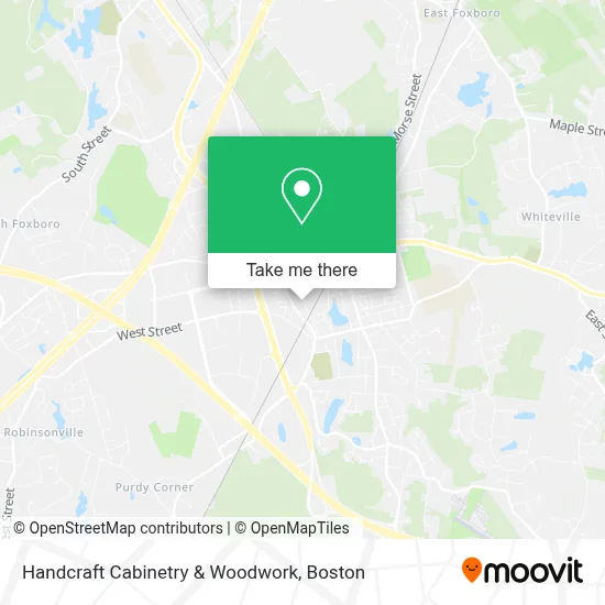 Handcraft Cabinetry & Woodwork map
