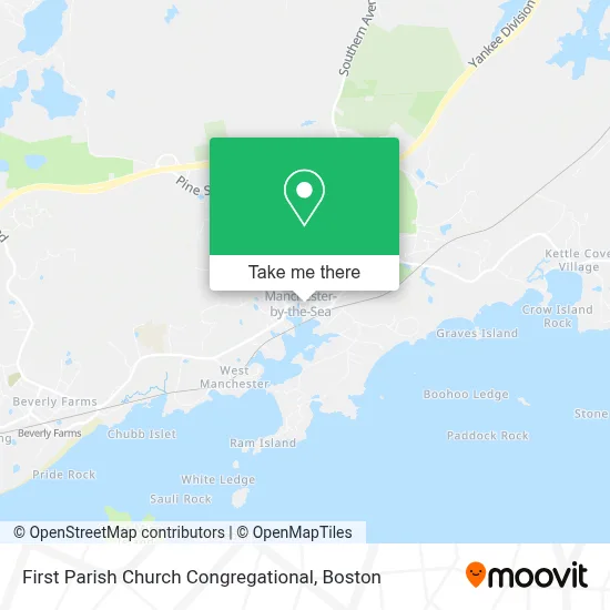 First Parish Church Congregational map