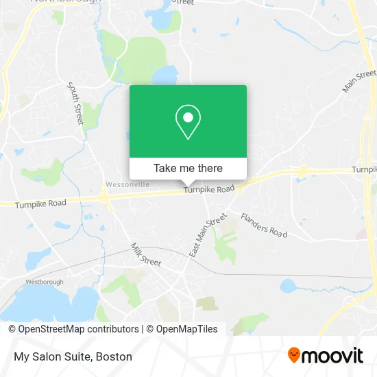 My Salon Suite map