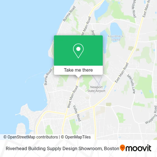 Riverhead Building Supply Design Showroom map