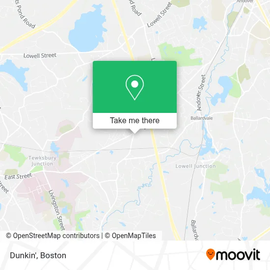 Dunkin' map