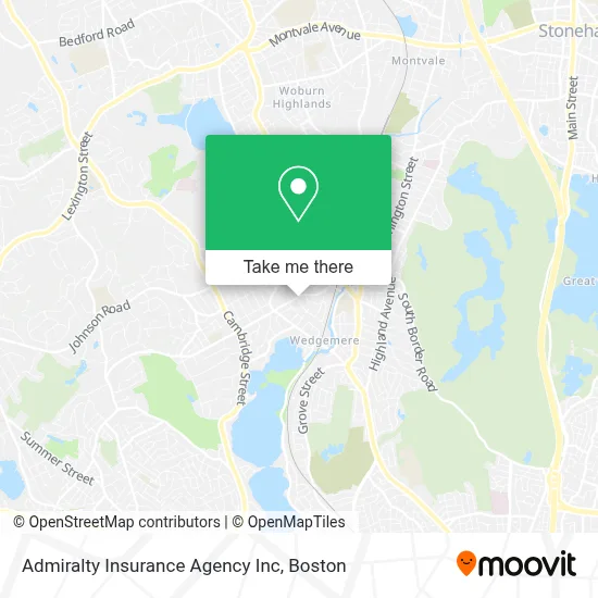 Admiralty Insurance Agency Inc map