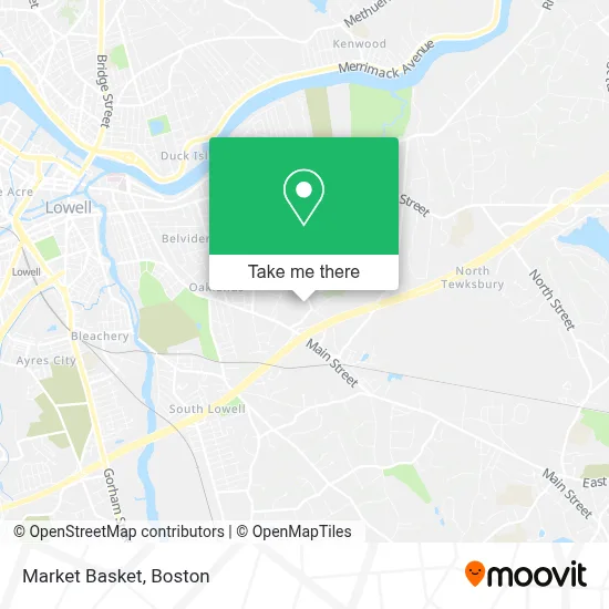 Market Basket map