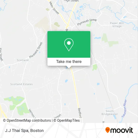 J.J Thai Spa map