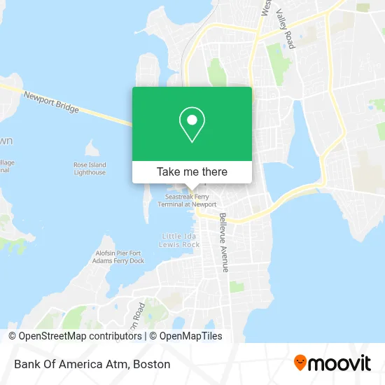 Bank Of America Atm map