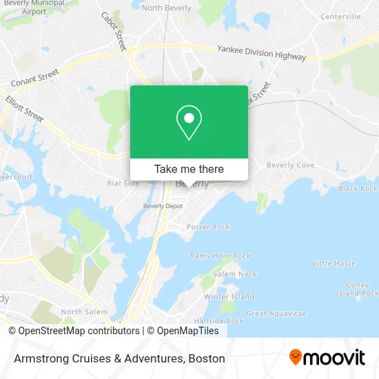 Armstrong Cruises & Adventures map