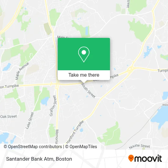 Santander Bank Atm map