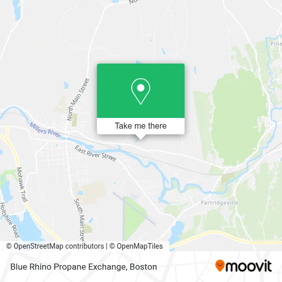 Blue Rhino Propane Exchange map
