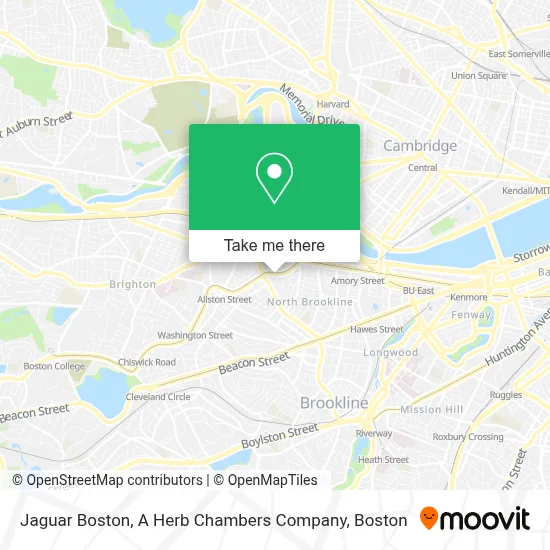 Jaguar Boston, A Herb Chambers Company map