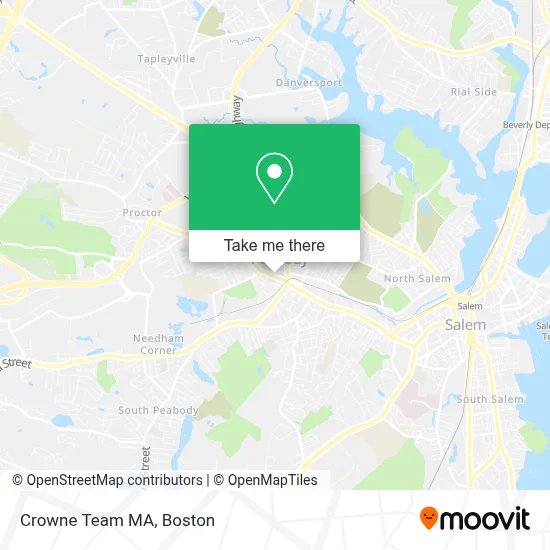 Crowne Team MA map