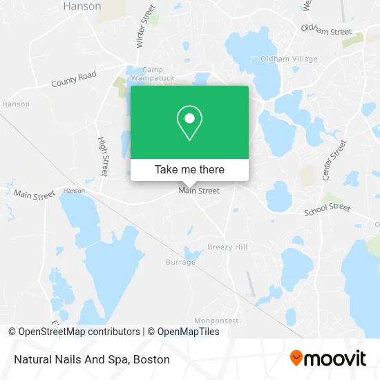 Natural Nails And Spa map