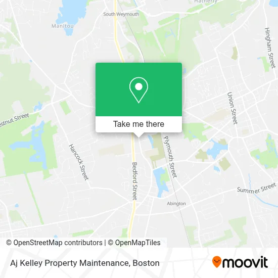 Aj Kelley Property Maintenance map