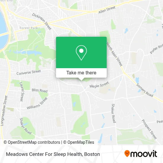 Meadows Center For Sleep Health map