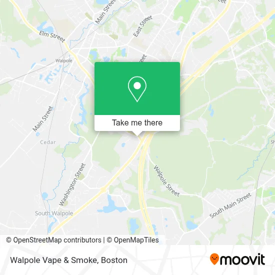 Walpole Vape & Smoke map