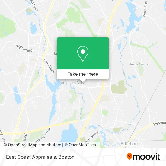 East Coast Appraisals map