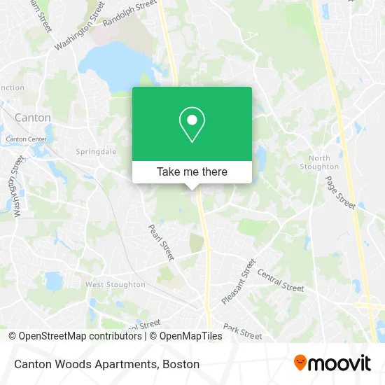 Canton Woods Apartments map