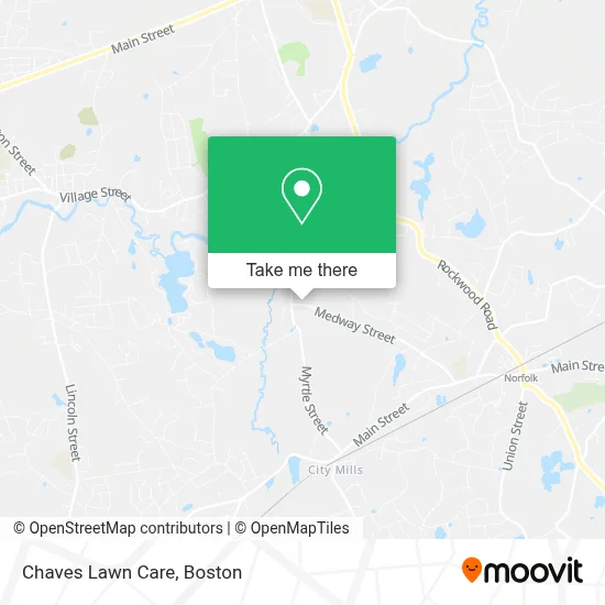 Chaves Lawn Care map