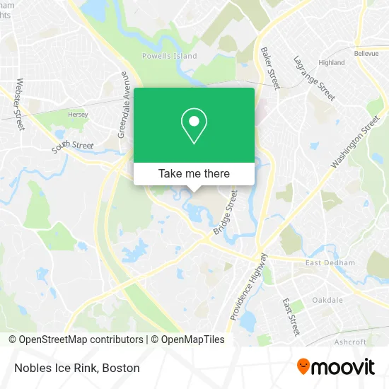Nobles Ice Rink map