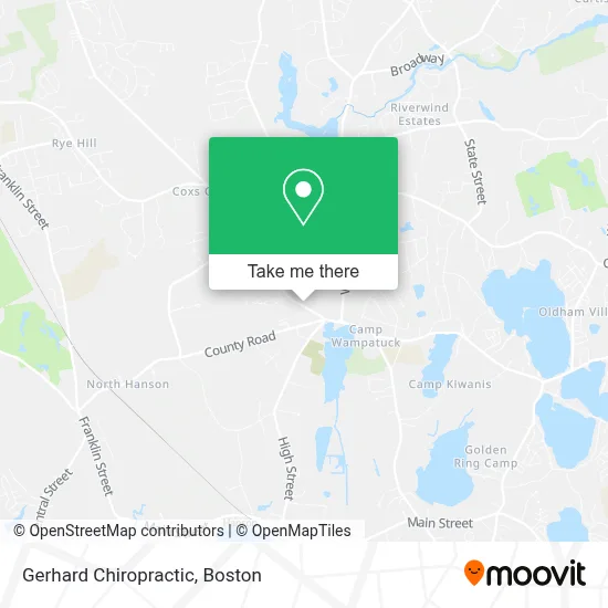 Gerhard Chiropractic map