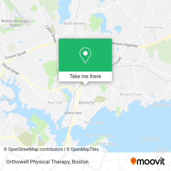 Orthowell Physical Therapy map