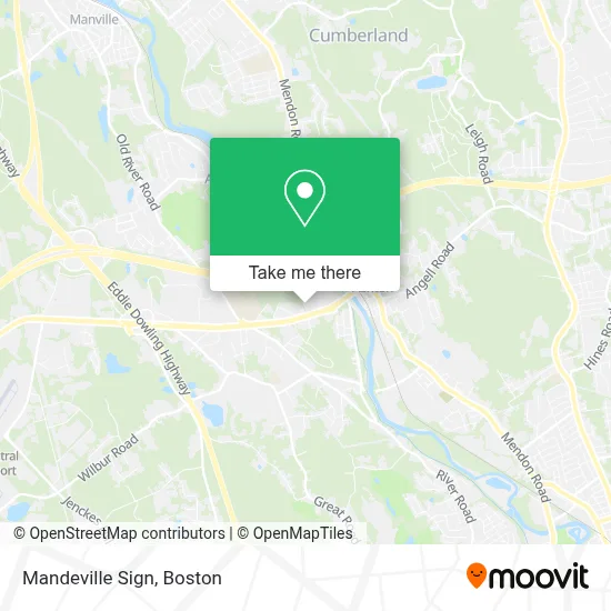 Mandeville Sign map